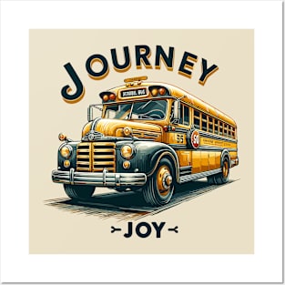 School Bus, Journey Joy Posters and Art